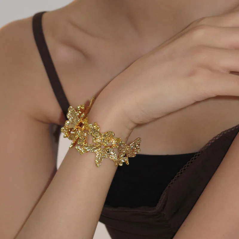 BOONEE ALUS Copper Is Karat Gold plated Bangles Women's-1