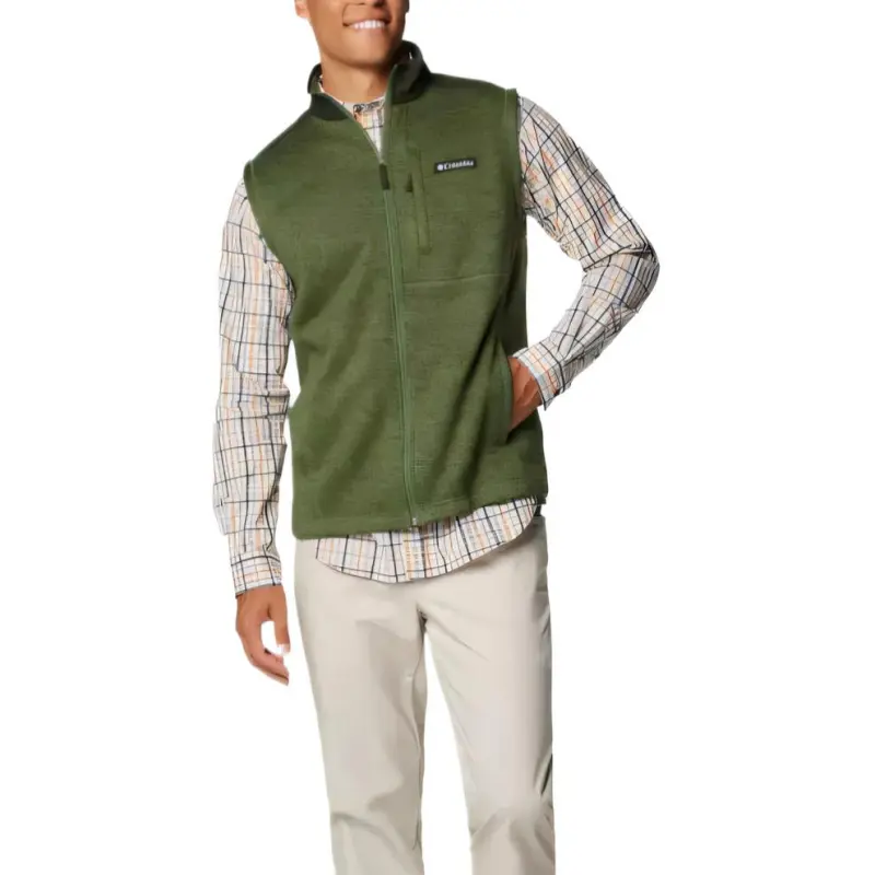 Columbia Sweater Weather 2 Vest Men's Grimm Green-3