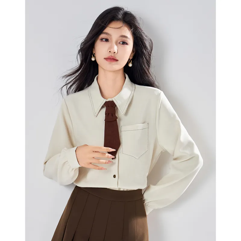 Love Elaine Shirt Women's Apricot-2