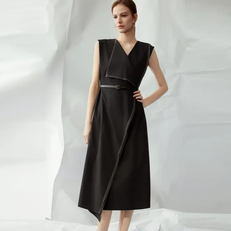 ELLE Sleeveless Dresses Women's-11