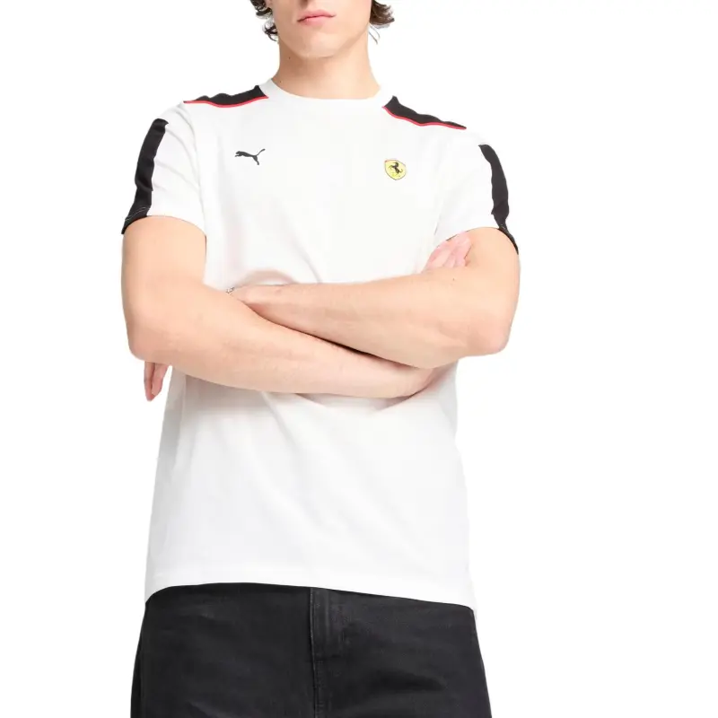 PUMA Scuderia Ferrari T Shirt Men's White-2