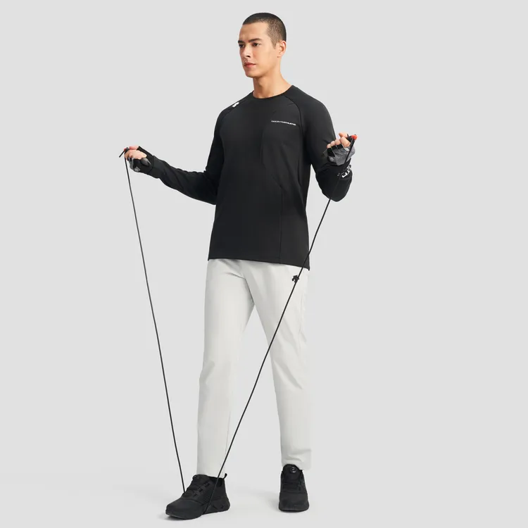 DESCENTE Set in Sleeve T Shirt Men's-4