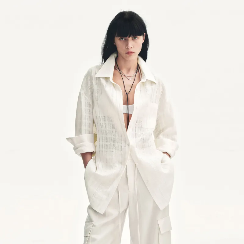 FIRELADY FUR Shirts Women's White-3