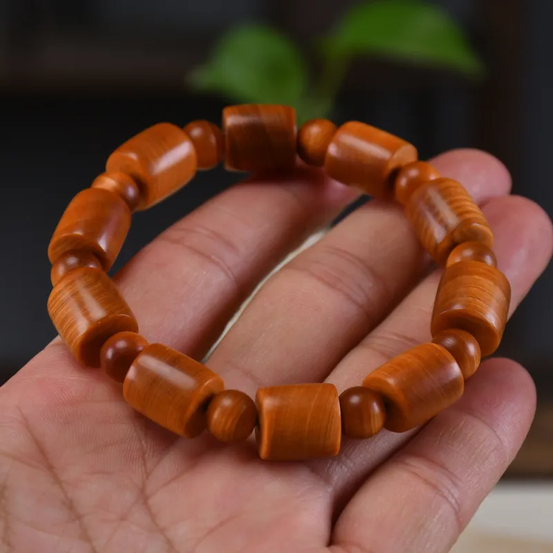 CHENTANMUZUO Thuja Wooden Bracelets Unisex-3