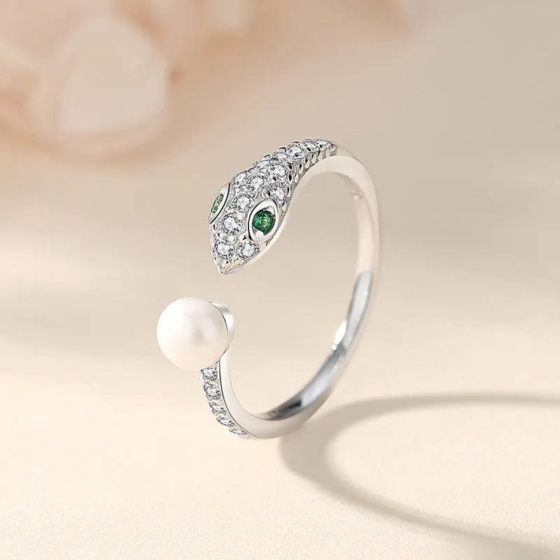 YINGNIXINDONG 925 Sterling Silver Rings Women's-3