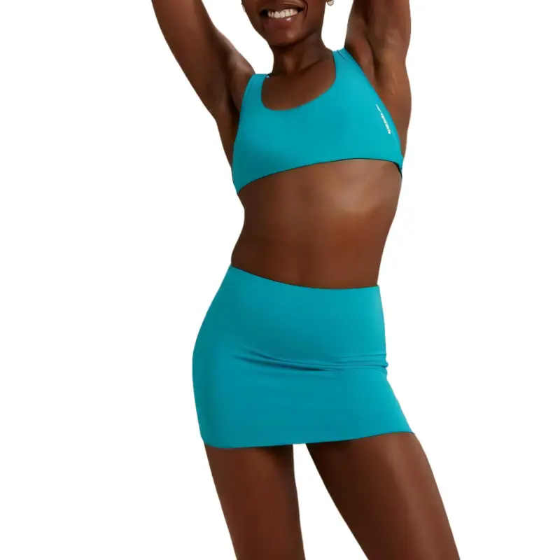 Speedo FLU3NTE Solid Convertible Bikini Tube Top Orange Bikini Women's-7