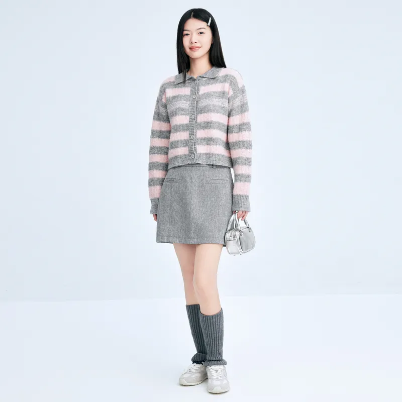 LEDIN Knitwear Women's Silver Candle Gray-3