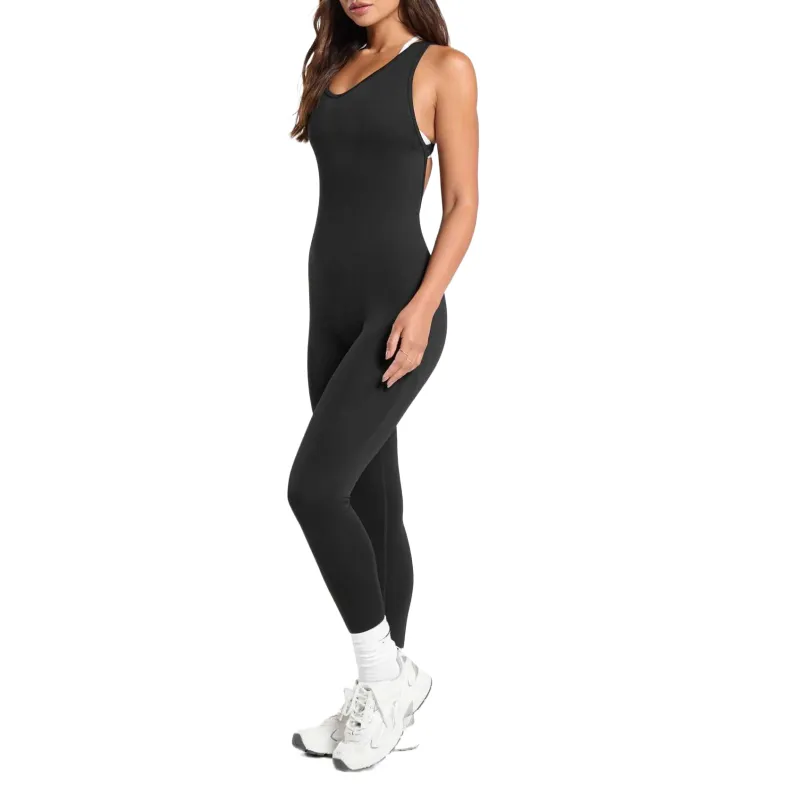 GYMSHARK Jumpsuit Women's Black-3