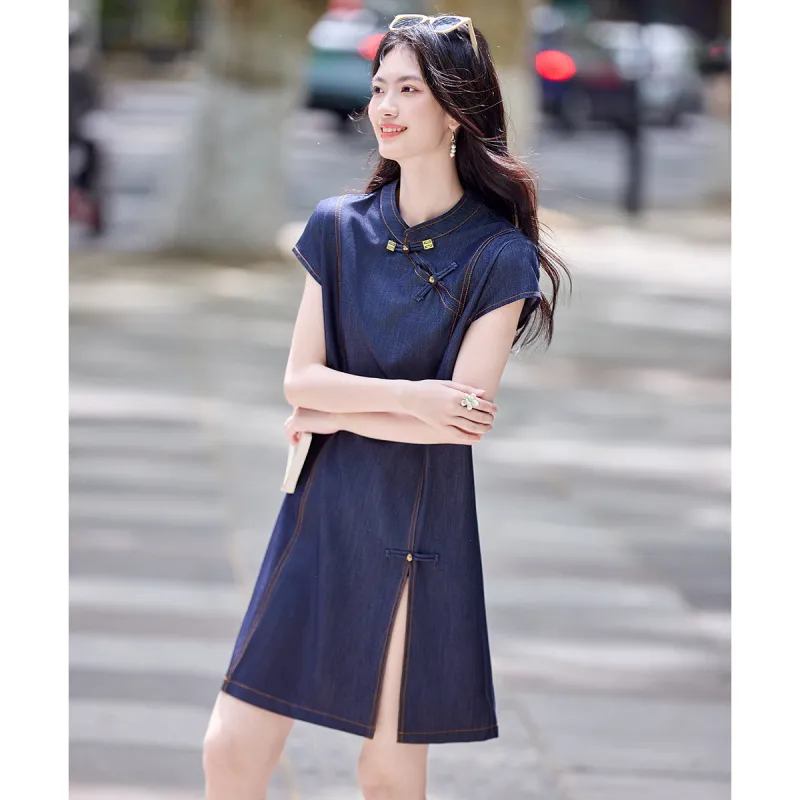 Still Quiet Short Sleeved Dress Women's-3