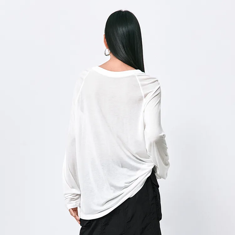 PEACEBIRD T Shirts Women's-4