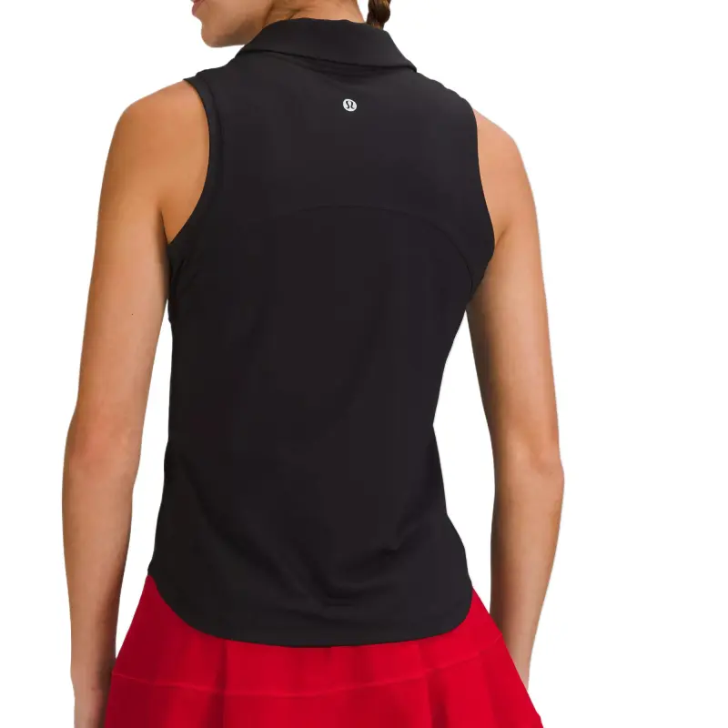 Lululemon No Stink Zinc™ Polo Shirt Women's Black-2