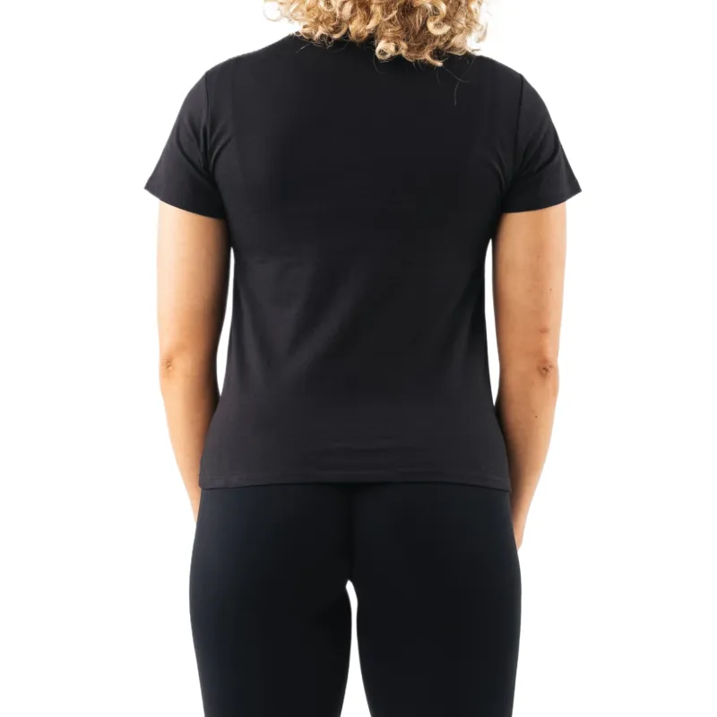 ALPHALETE Regular T Shirt Women's Black-1