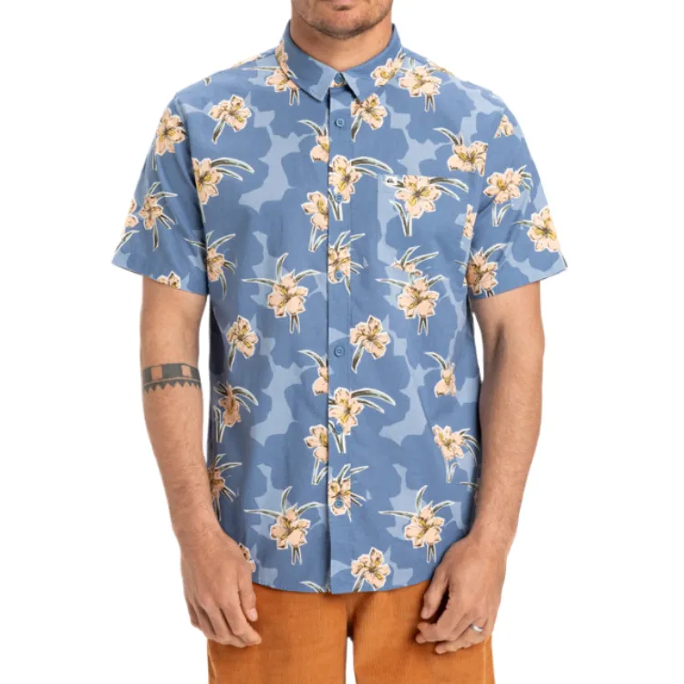 Quiksilver Shirts Men Blue-2