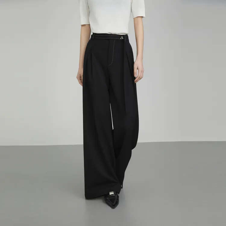 ELLE Casual Pants Women's Black-3