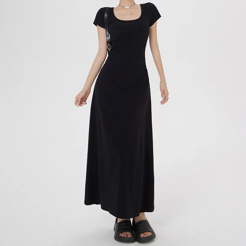 XIANSINIAO Short Sleeved Dress Women's-3