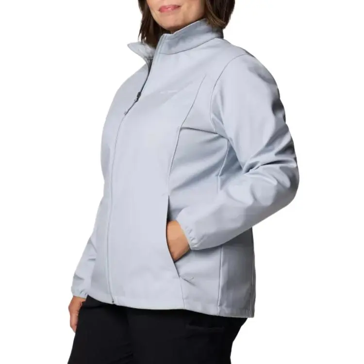 Columbia Kruser Ridge 3 Softshell Jacket - Plus Size Jacket Women's Cirrus Gray-2