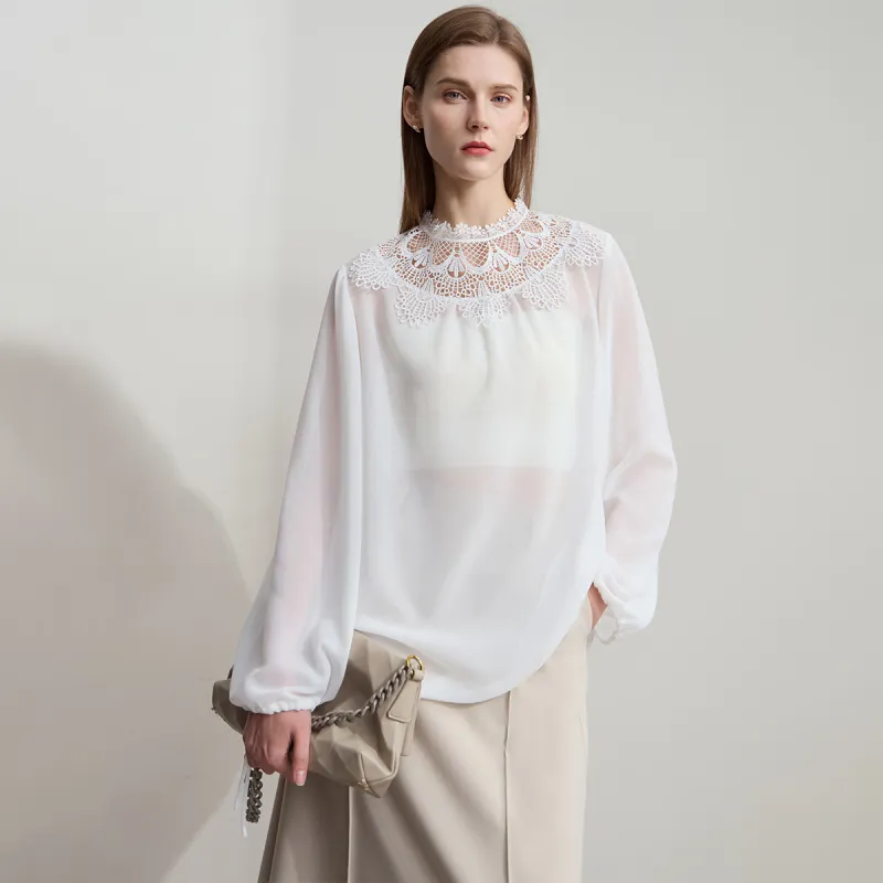AMII Chiffon Shirts Women's-9
