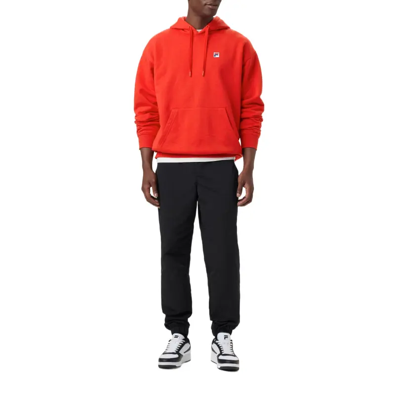 FILA Classic Relaxed Hoodie Sweatshirt Unisex Red 600-5