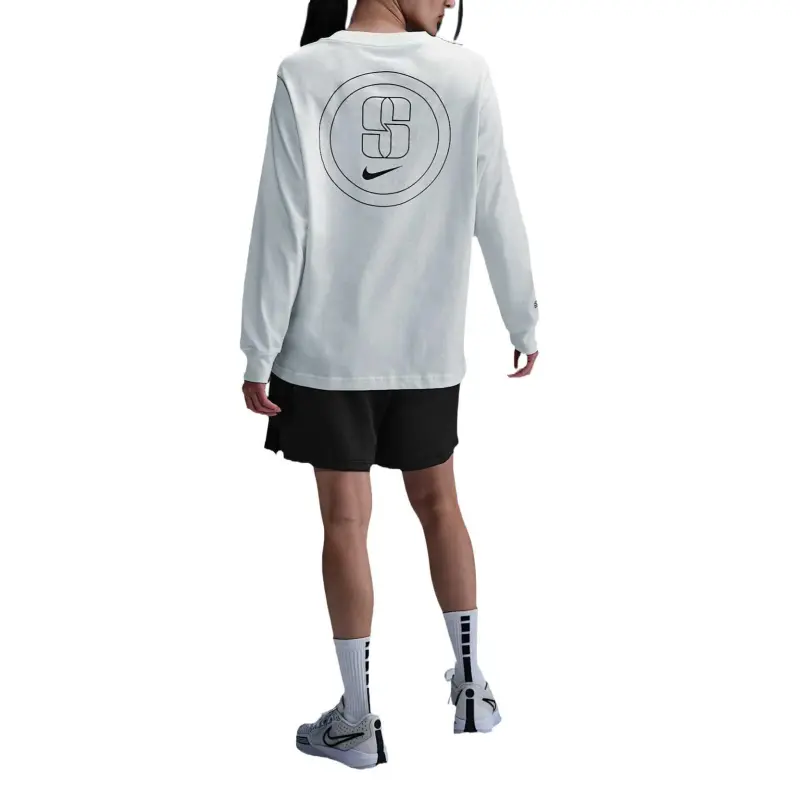 Nike T Shirt Women's Summit White-5