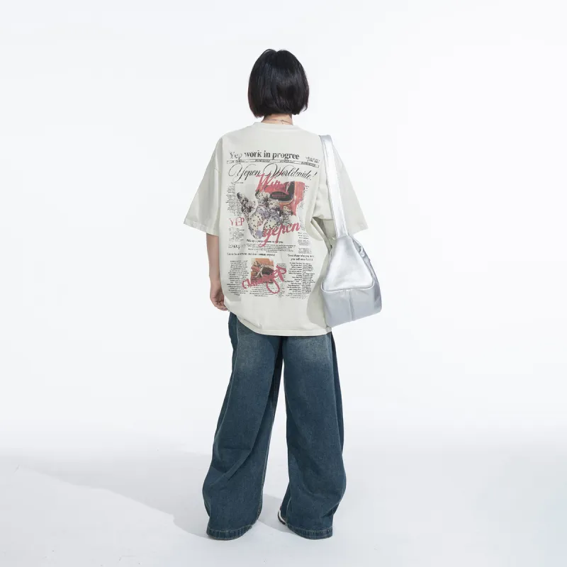 YEP Summer Regular T Shirt Unisex Concrete Gray-4