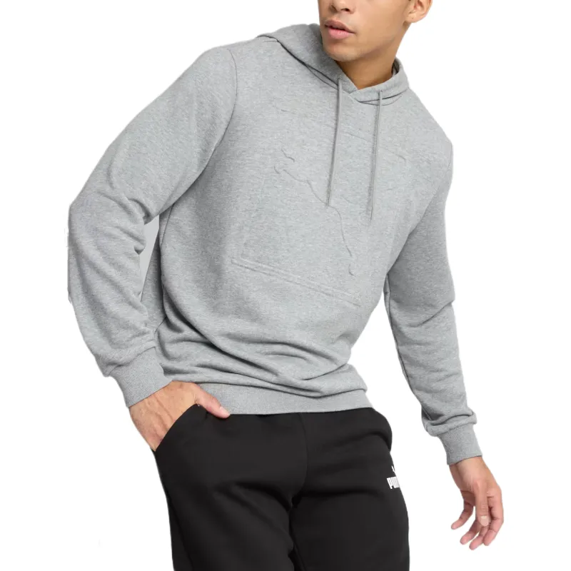 PUMA Essentialshoodie Sweatshirt Men's Gray-2