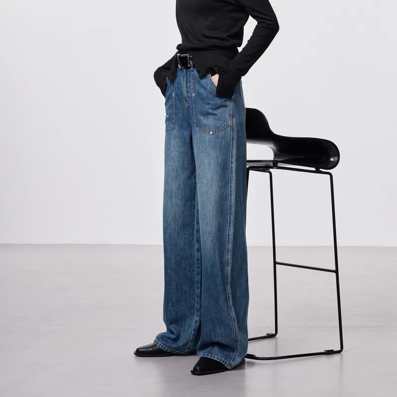 3COLOUR Jeans Women's Sky Blue-5