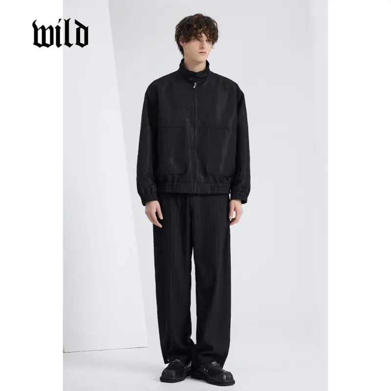 WILD LEADER Suit Trousers Men Black[XXKW5138V57]-3