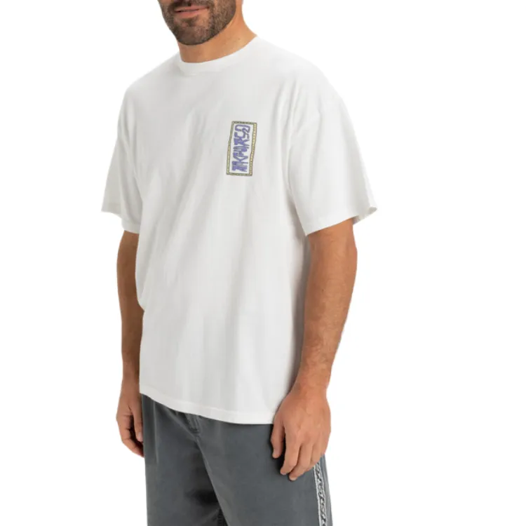 Quiksilver Sunrise Bowl T Shirt Men's White-4