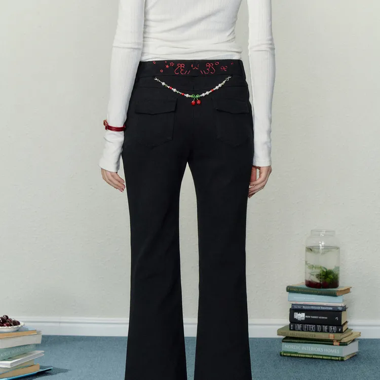 AYF Casual Pants Women's Black-2
