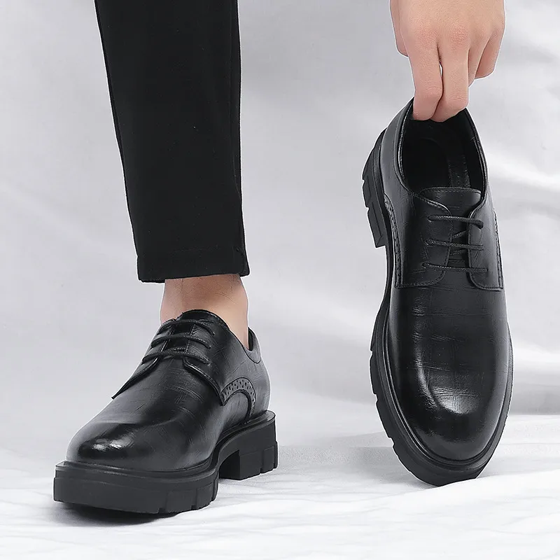 EGCHI Dress Shoes Unisex Low Top-3