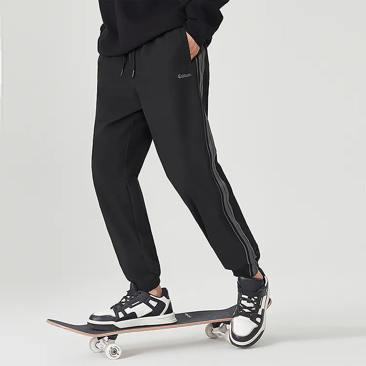Cabbeen Casual Pants Men's Coal Black-4