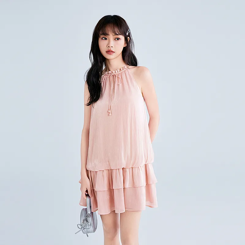 LEDIN Sleeveless Dresses Women's Beauty Pink-2