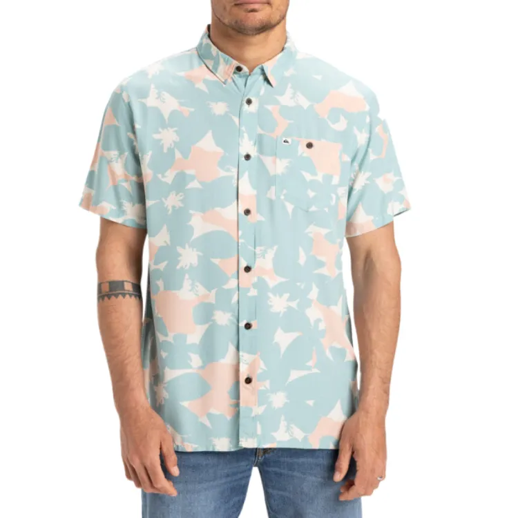 Quiksilver Safe Paradise Shirt Men's Blue-2