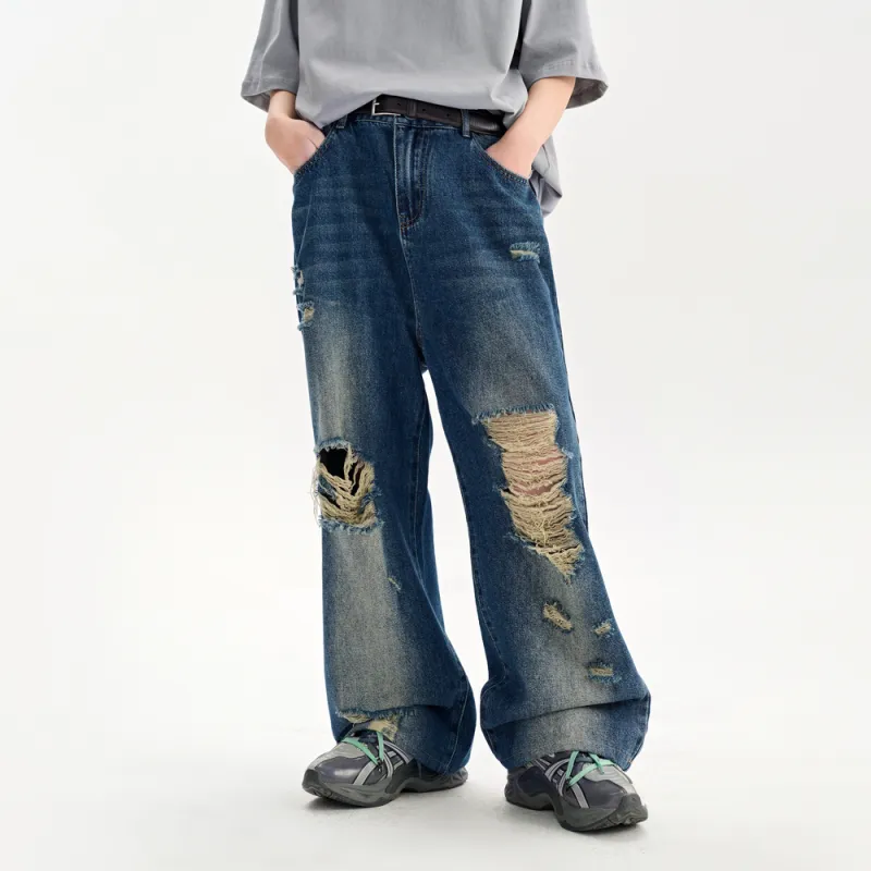 TGNS Jeans Unisex Blue-3