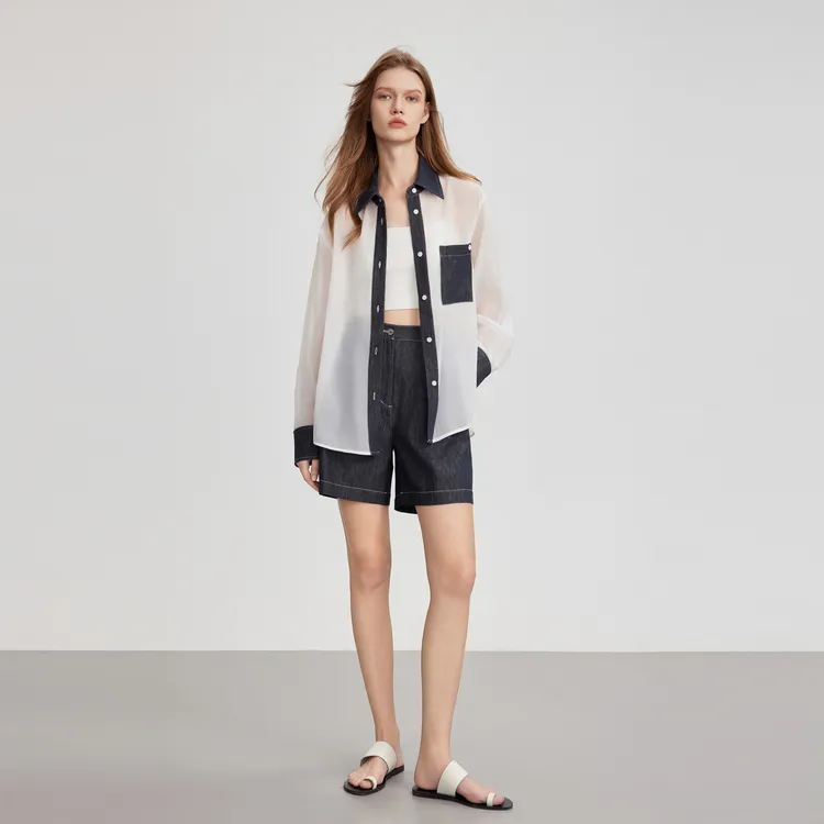 ELLE Shirts Women's Ecru-6