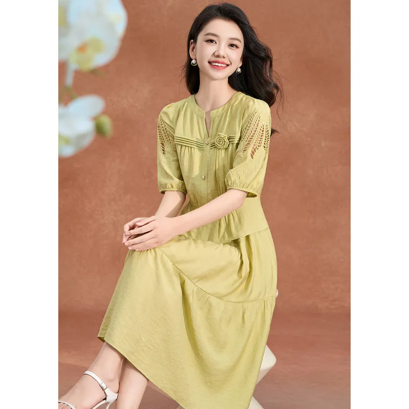 Mylan Short Sleeved Dress Women's-4