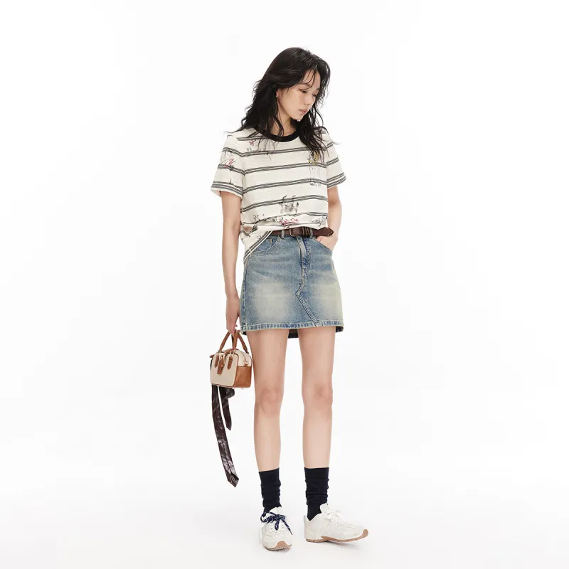 ONLY Set in Sleeve T Shirt Women's-8