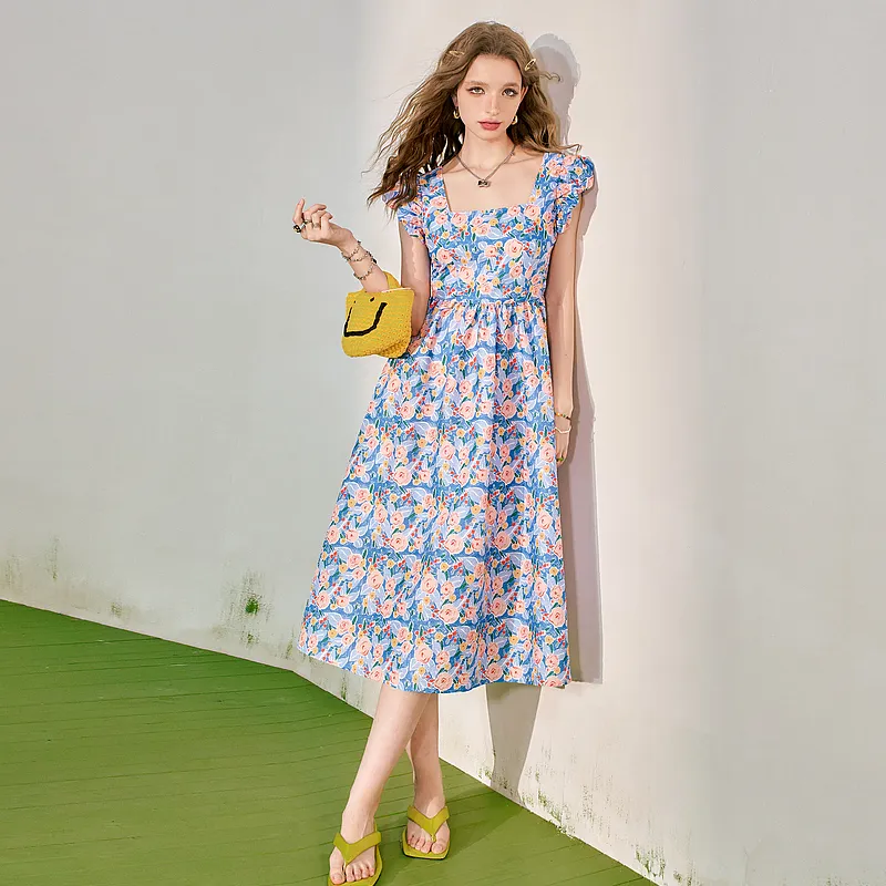 ELF SACK Short Sleeved Dresses Women's-12
