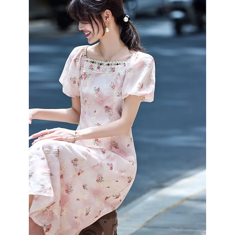 A Paradise For Awakening Short Sleeved Dress Women's-6