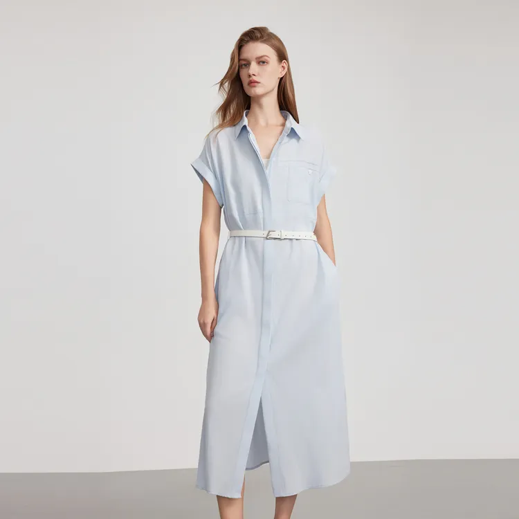 ELLE Short Sleeved Dress Women's-6