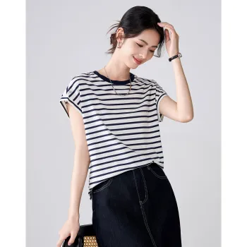 Love Elaine T Shirt Women's Stripes