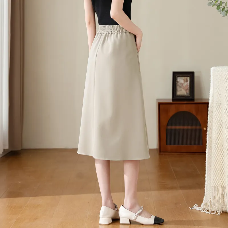 TERRE BLEUE Casual Long Skirt Women's-1