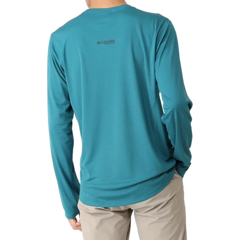 Columbia Cirque River Pro T Shirt Men's Blue-3