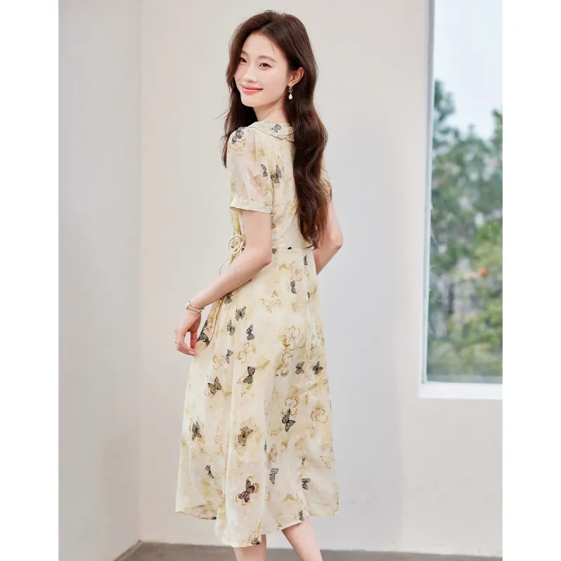Love Elaine Summer Short Sleeved Dress Regular Women's Multicolor-5