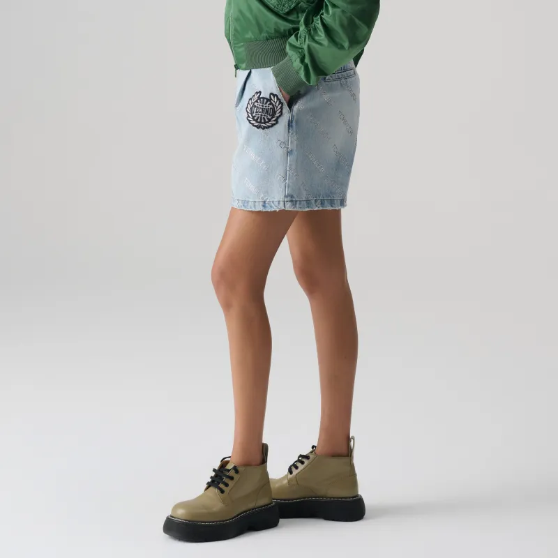 TCH Denim Shorts Women's Denim Blue-4