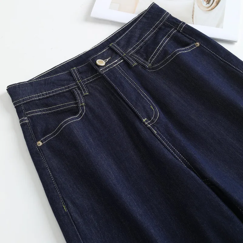 TERRE BLEUE Jeans Women's Dark Blue-4