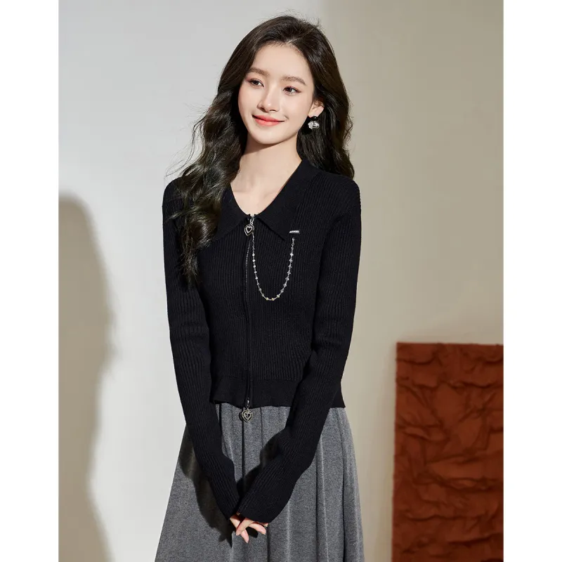 Love Elaine Knitwear Women's Black-5
