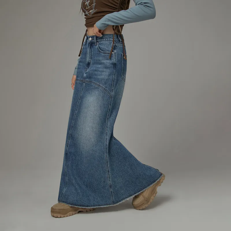 CHUU Denim Long Skirts Women's-6
