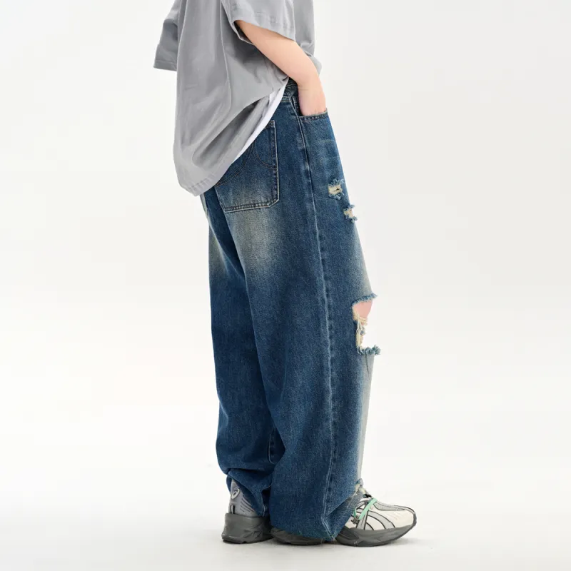 TGNS Jeans Unisex Blue-4