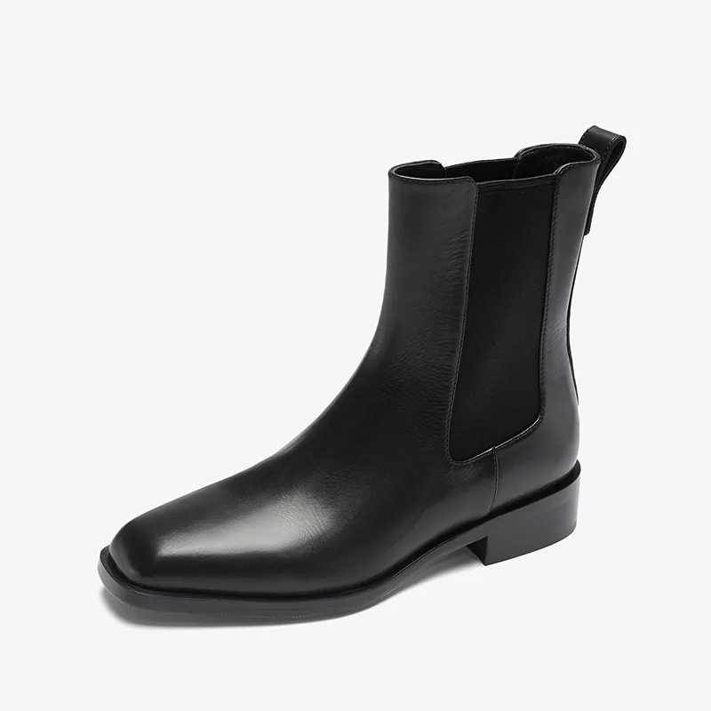 Le Saunda Chelsea Boots Women's Black-1